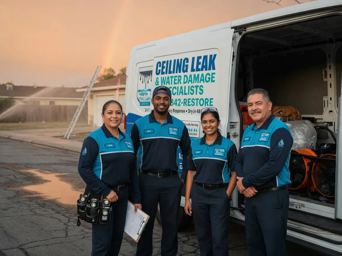 Ceiling Leak Cleanup company in Bleiblerville, TX